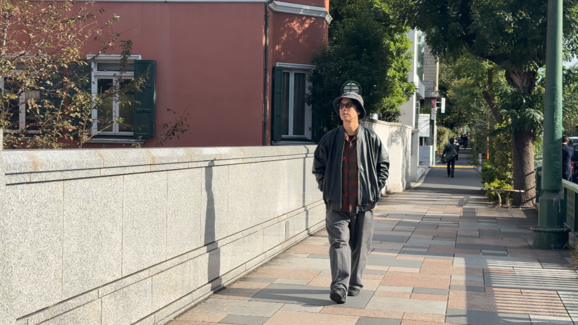 ホリエ「men's FUDGE」撮影オフショット